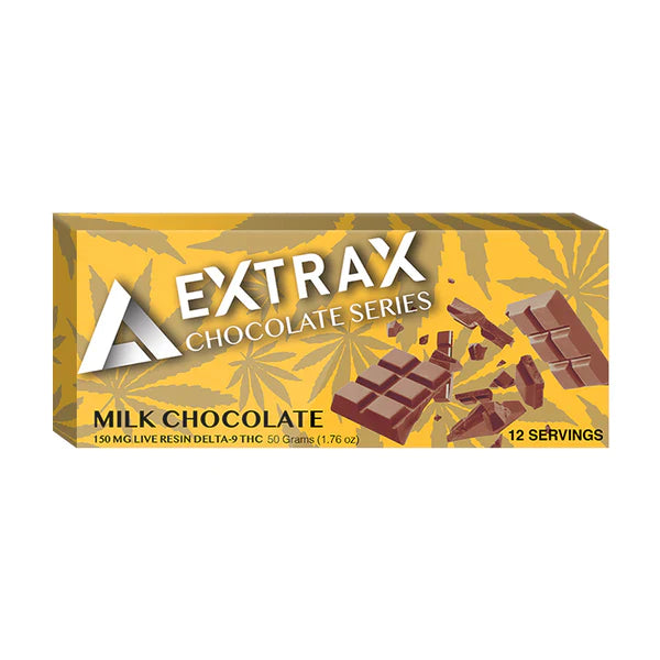 Delta Extrax Milk Chocolate Bar Live Resin Delta 9 THC Best Price