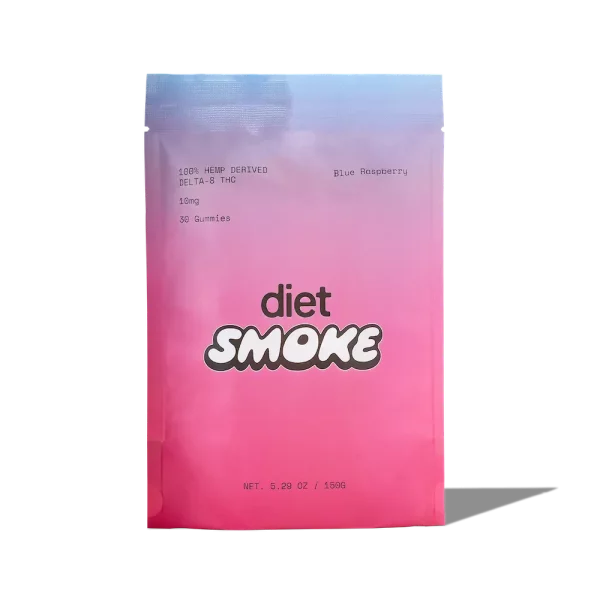 Diet Smoke Blue Raspberry 10MG DELTA-8 THC Gummies Best Price