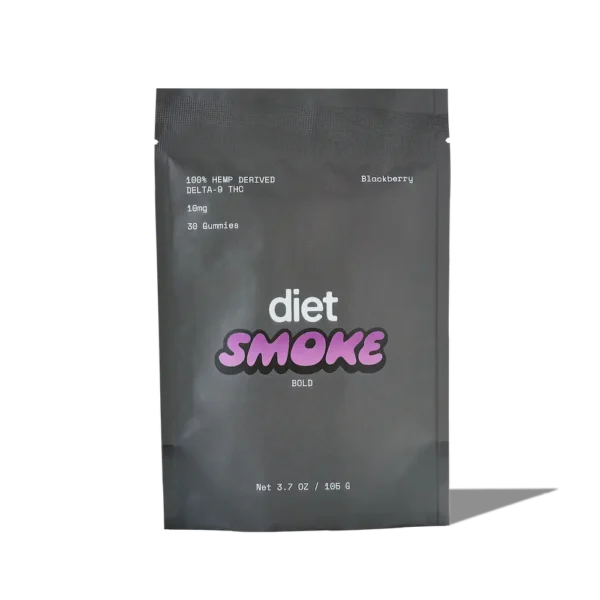 Diet Smoke Blackberry Gummies DELTA-9 THC Best Price