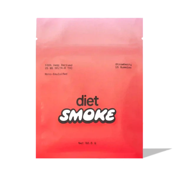 Diet Smoke Strawberry Gummies DELTA-8 THC Best Price