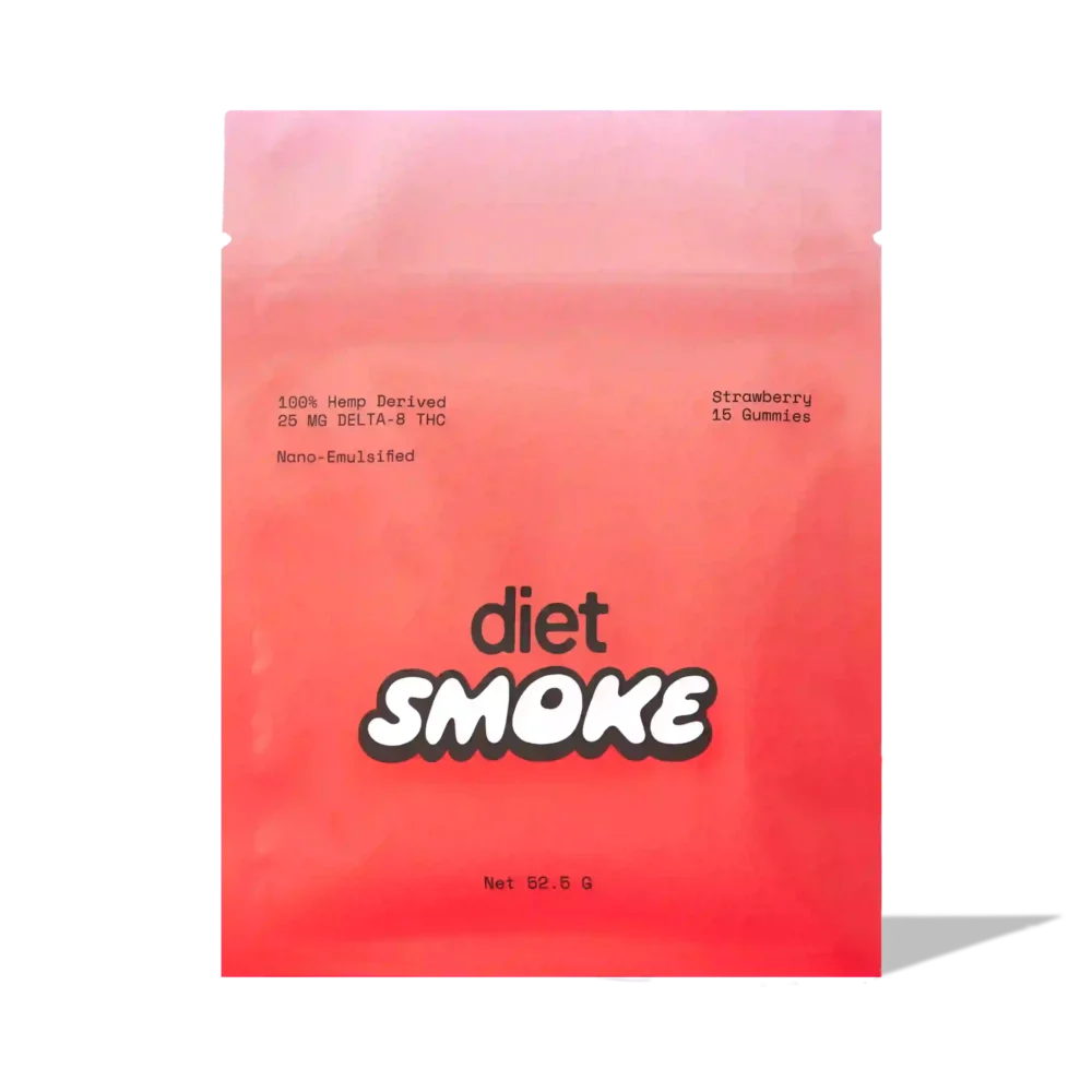 Diet Smoke Strawberry Gummies DELTA-8 THC Best Price