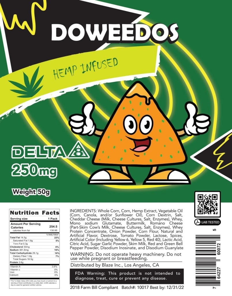 Delta-8 THC Chips - Doweedos Best Price
