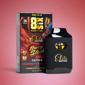 Eighty Six Jelly Jam Elite Edition Delta-9 THC 4G Disposable (Raspberry Smash) Best Price