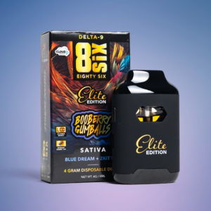 Eighty Six Jelly Jam Elite Edition Delta-9 THC 4G Disposable (Raspberry Smash) Best Price