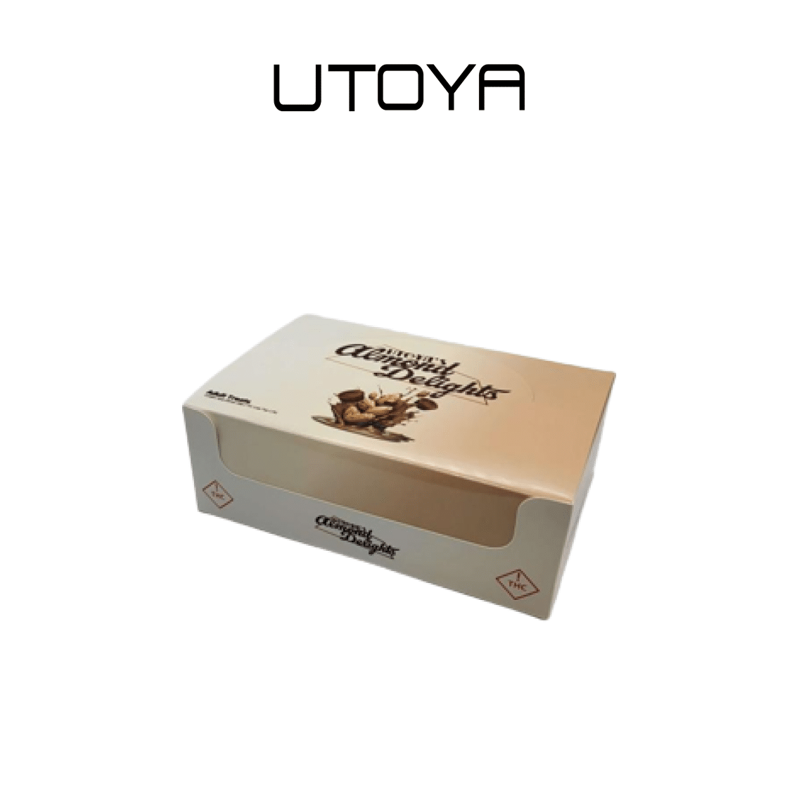 Utoya | Almond Delight Delta 9 THC Dark Chocolate - 120mg Best Price