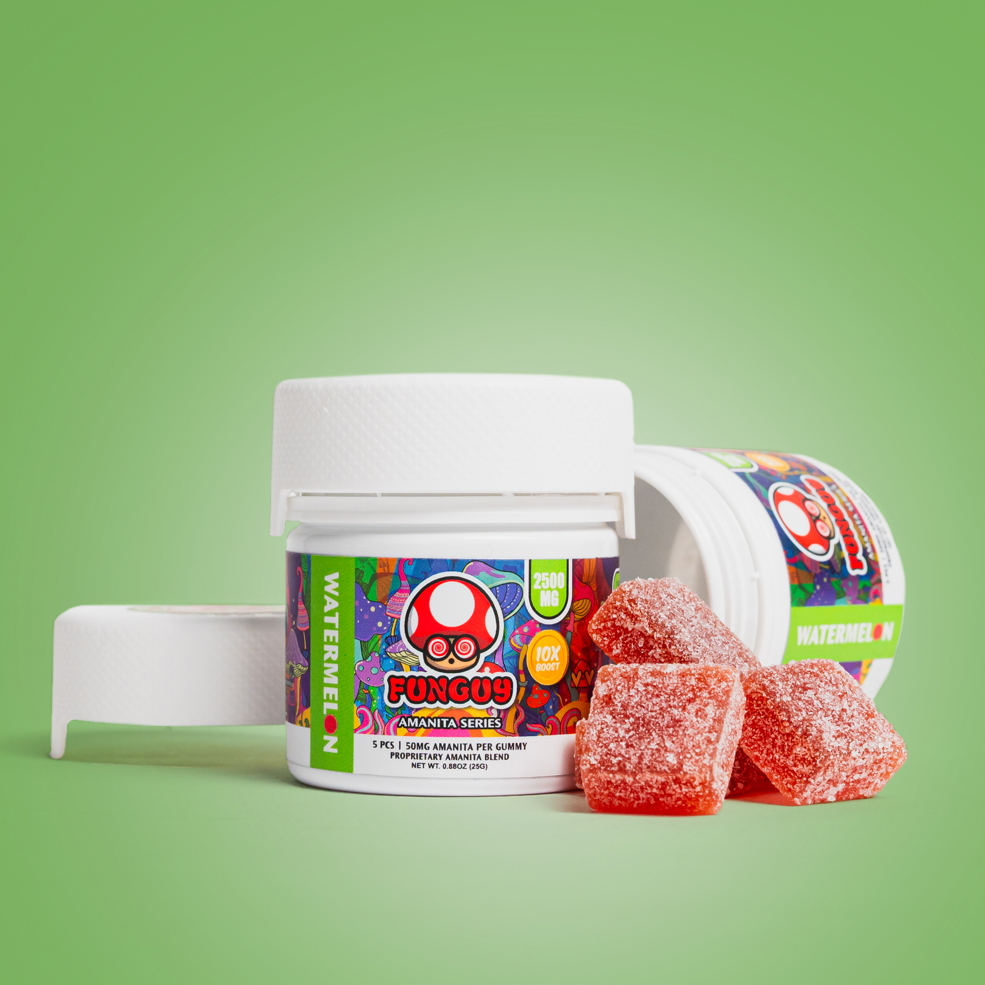 Eighty Six Fun Guy – Watermelon 2500MG Amanita Mushroom Gummies (10x Potency) Best Price