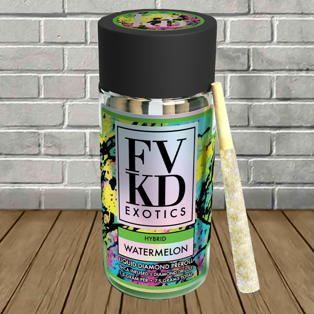 FVKD Exotics THCa Liquid Diamond Pre-Rolls 5ct Best Price