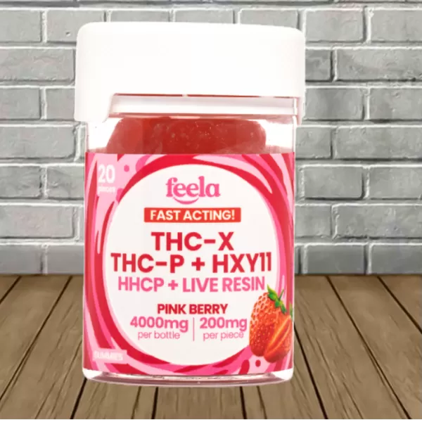 Feela Live Resin THCX + THCP + HHCP Gummies 4000mg Best Price