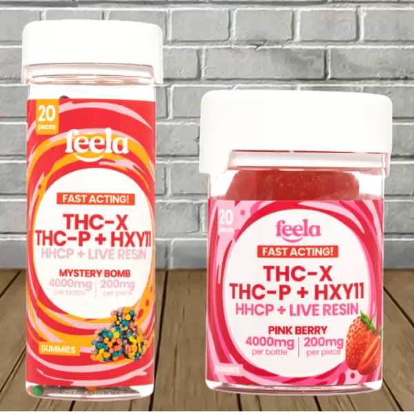 Feela Live Resin THCX + THCP + HHCP Gummies 4000mg Best Price