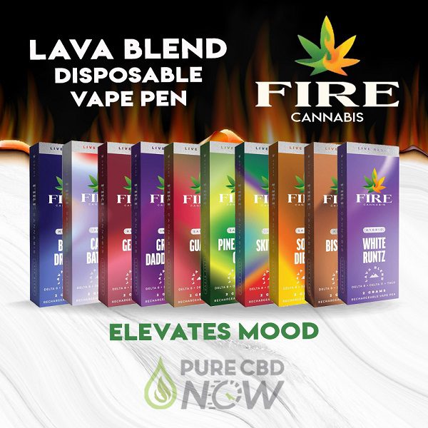 Fire Cannabis Lava Blend Disposable Vape Pen 2g Best Price
