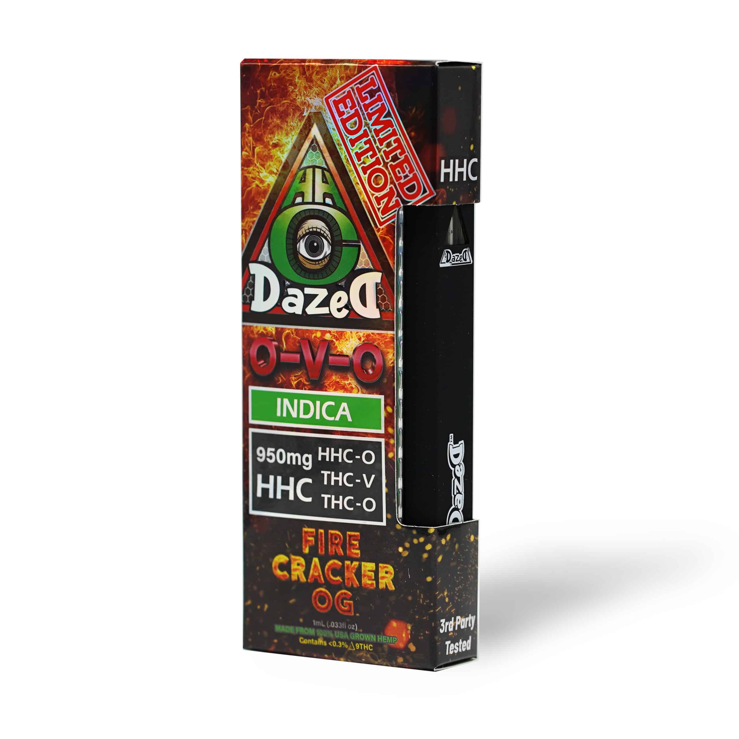 DazeD8 Fire Cracker OG HHC-O + THCV + THC-O Disposable (1g) Best Price