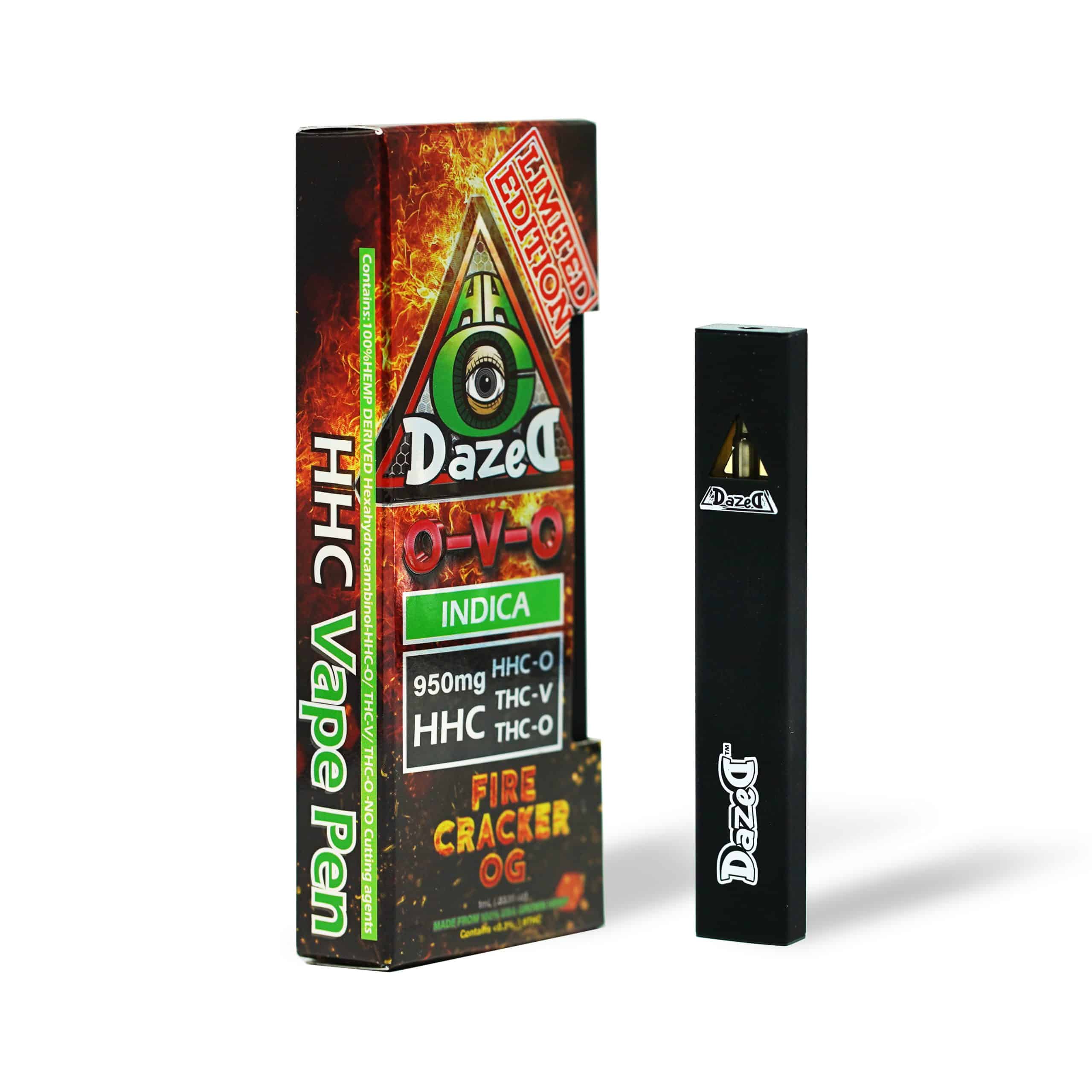DazeD8 Fire Cracker OG HHC-O + THCV + THC-O Disposable (1g) Best Price