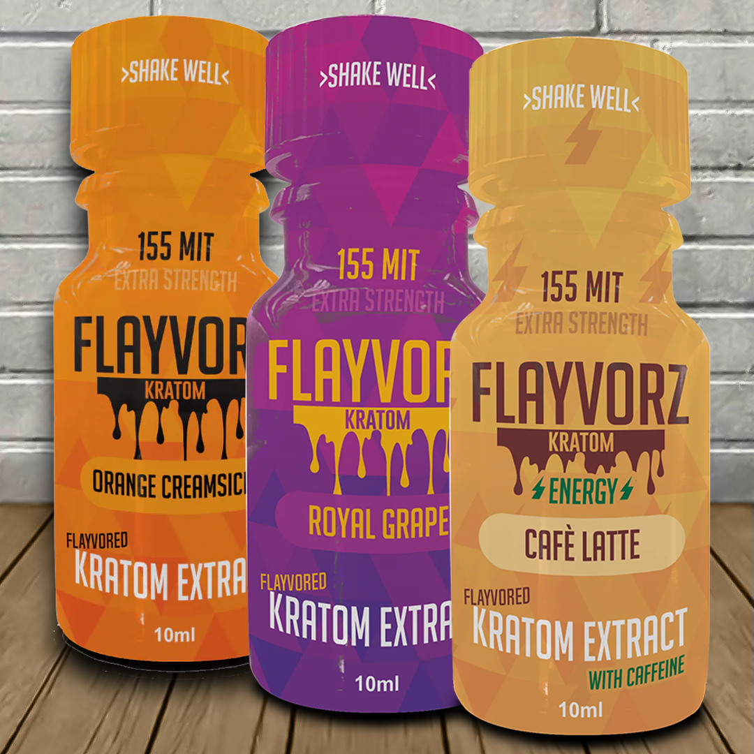 Flayvorz Extra Strength Kratom Extract Shot 155mg Best Price