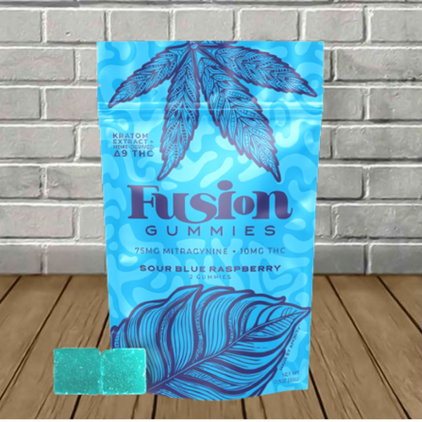 Fusion Delta 9 THC + Kratom Gummies 2ct Best Price