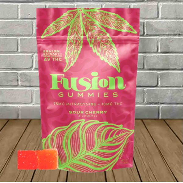 Fusion Delta 9 THC + Kratom Gummies 2ct Best Price
