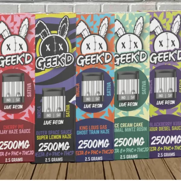 GEEK’D Extracts Delta 8 + PHC Disposable 2.5g Best Price