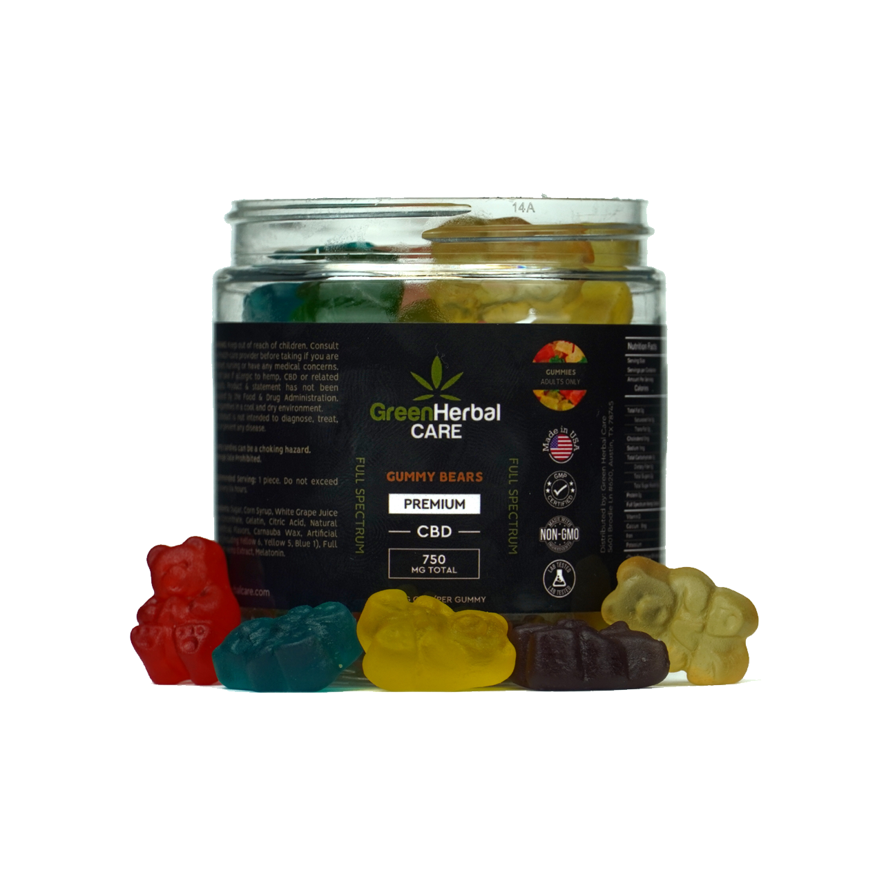 Green Herbal Care GHC Full Spectrum CBD Gummies Best Price