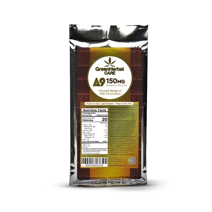 Green Herbal Care GHC Delta-9 THC Milk Chocolate Best Price