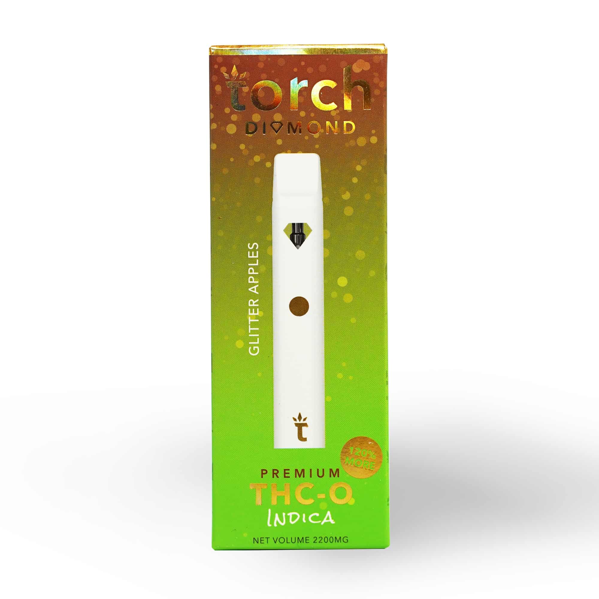 Torch Diamond Glitter Apples THC-O + Delta 8 Disposable (2.2g) Best Price