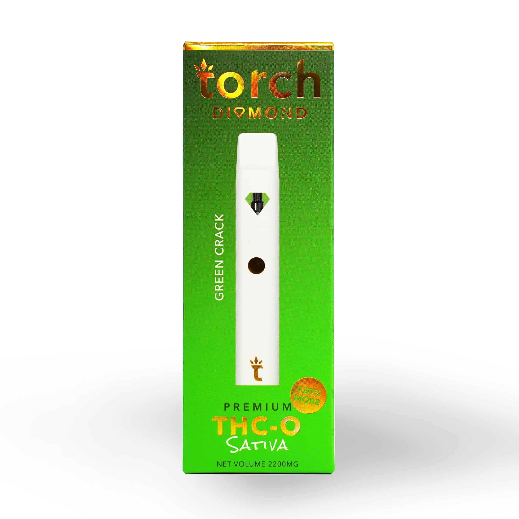 Torch Diamond Green Crack THC-O + Delta 8 Disposable (2.2g) Best Price
