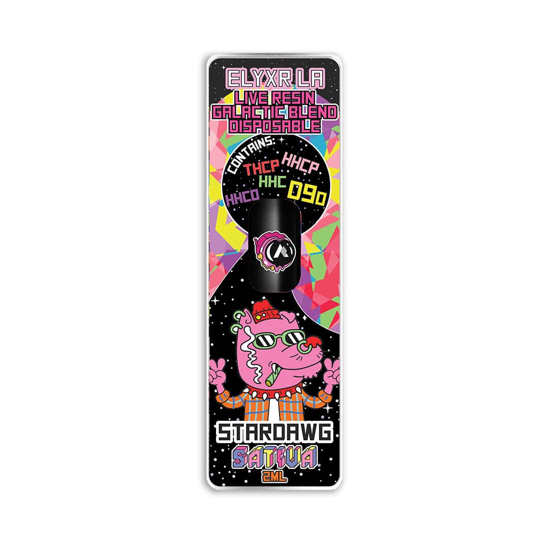 Elyxr Live Resin Galactic Blend (HHC, HHCo, THCP, HHCP, D9o) Disposable 2 Grams (2000mg) Best Price