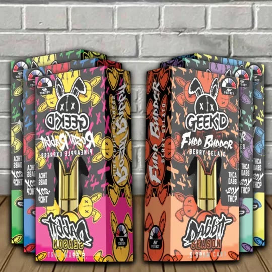Geek’d Extracts Dabbit Season THCa 20x Cartridge 0.5g Best Price
