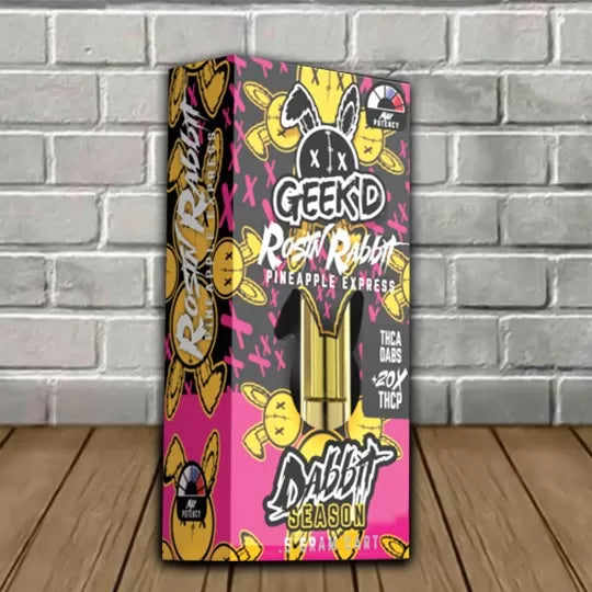 Geek’d Extracts Dabbit Season THCa 20x Cartridge 0.5g Best Price