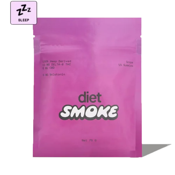 Diet Smoke Grape Sleep Gummies DELTA-8 THC Best Price