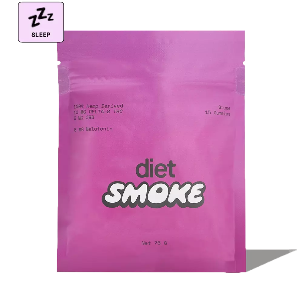 Diet Smoke Grape Sleep Gummies DELTA-8 THC Best Price
