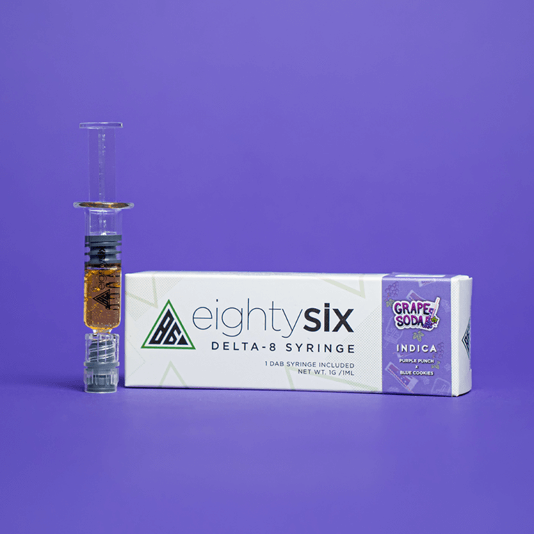 Eighty Six Grape Soda (Purple Punch) Delta-8 THC Syringe Best Price