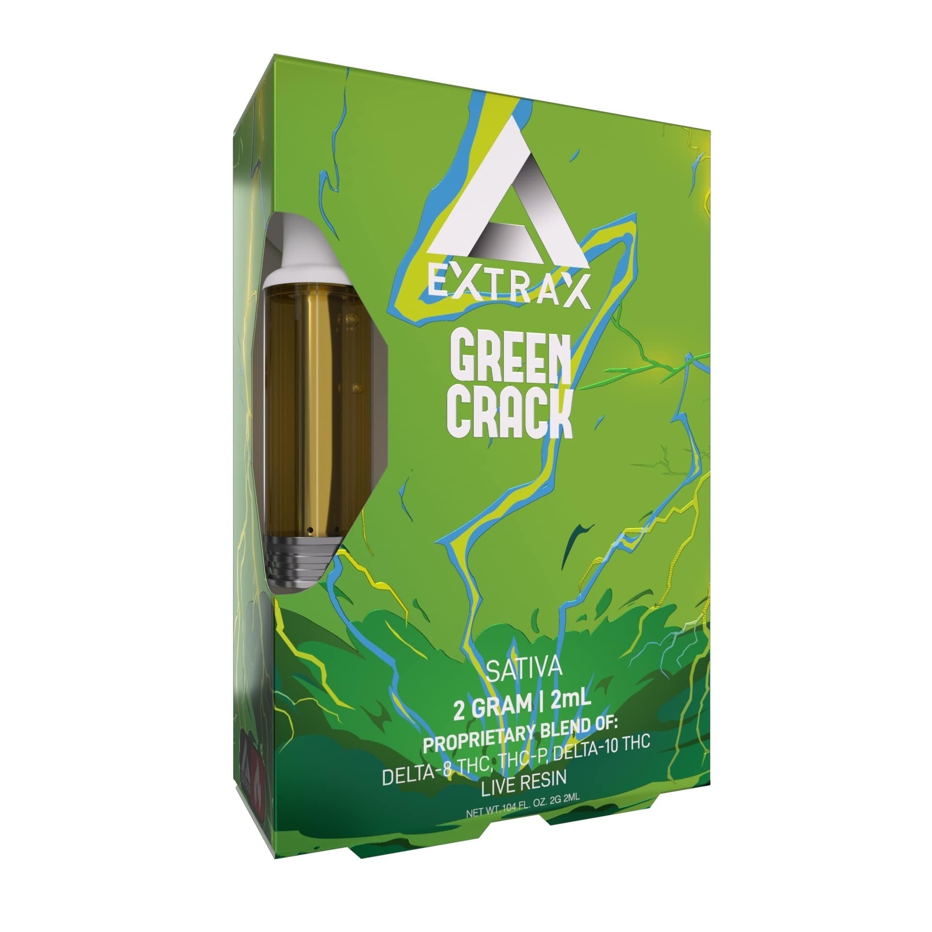 Delta Extrax Green Crack Disposable Live Resin Carts Best Price