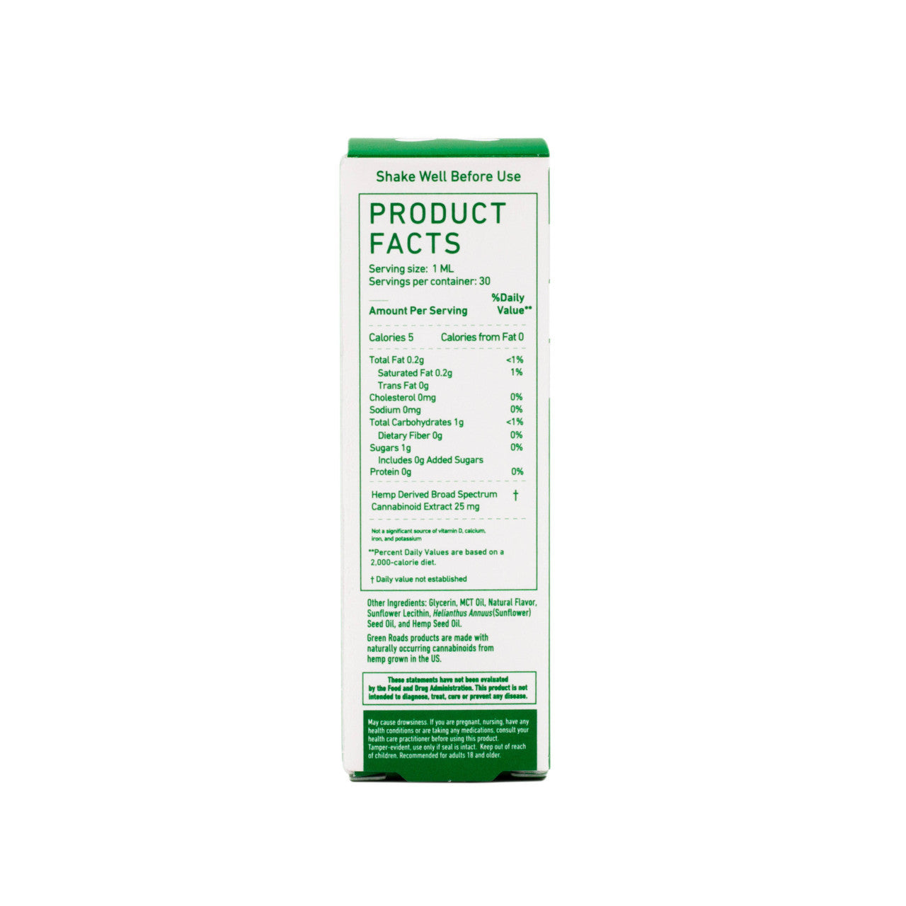 Green Roads Broad Spectrum CBD Oil - (30ml) 750mg Best Price
