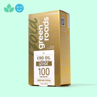 Green Roads Full Spectrum Gold CBD Oil - (30ml) 3000mg Best Price