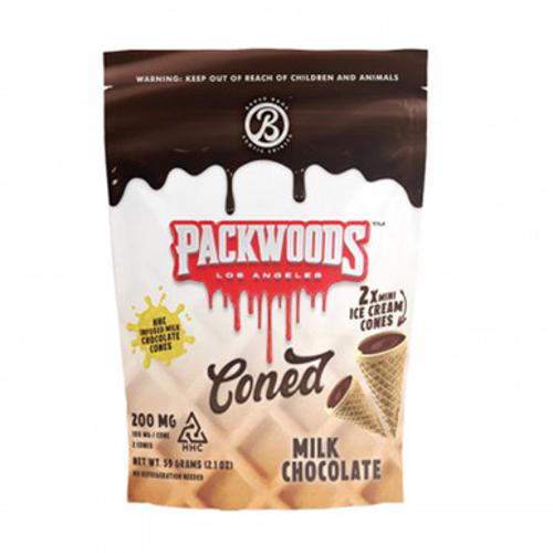 HHC Edible - Infused Waffle Cones - Milk Chocolate by Packwoods Best Price