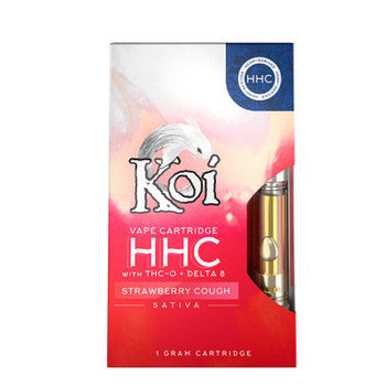 Koi CBD HHC Vape - Strawberry Cough HHC Blend Cartridge 1g Best Price