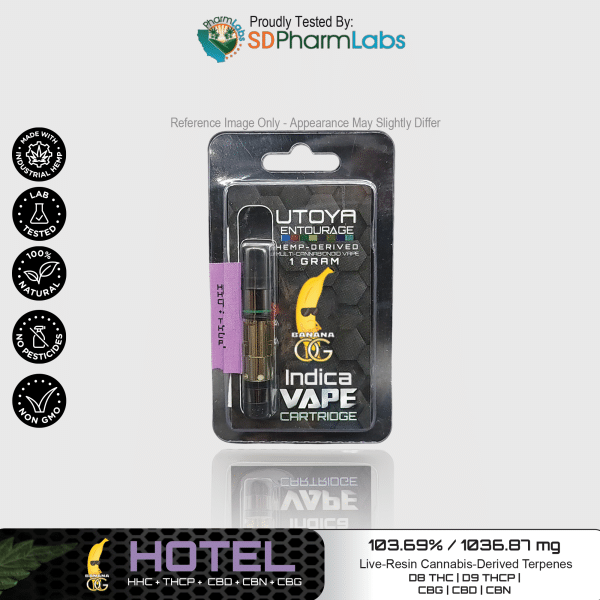Utoya | Live Resin Delta 8 THC Vape Cartridge - 1g Best Price
