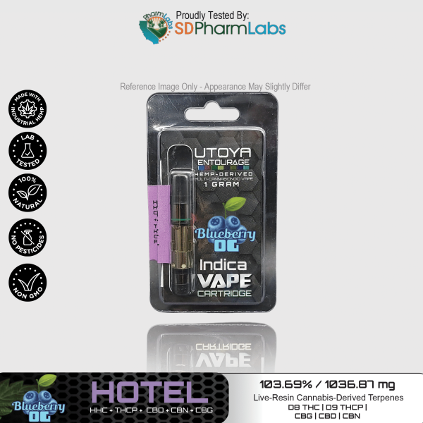 Utoya | Live Resin Delta 8 THC Vape Cartridge - 1g Best Price