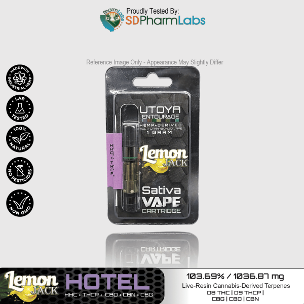 Utoya | Live Resin Delta 8 THC Vape Cartridge - 1g Best Price