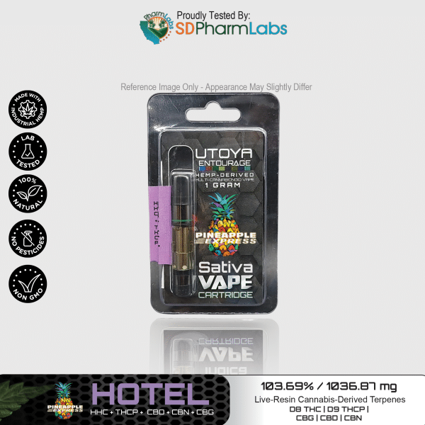 Utoya | Live Resin Delta 8 THC Vape Cartridge - 1g Best Price
