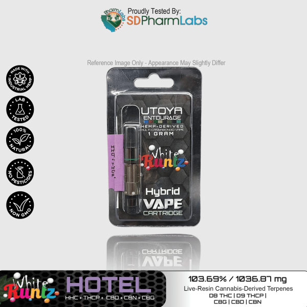 Utoya | Live Resin Delta 8 THC Vape Cartridge - 1g Best Price