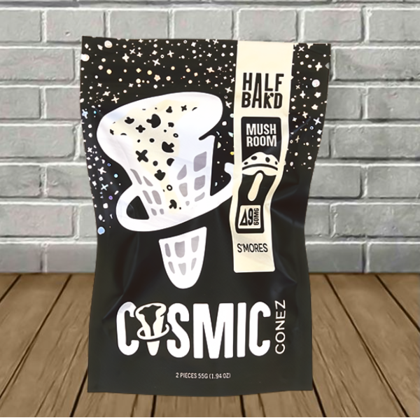 Half Bak’d Mushroom + D9 Cosmic Conez 2ct Best Price