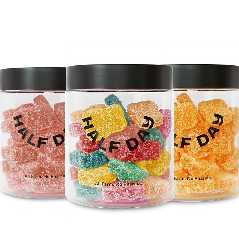 Half Day Three-pack 25mg CBD Gummies (isolate) | CBD Bundle Best Price