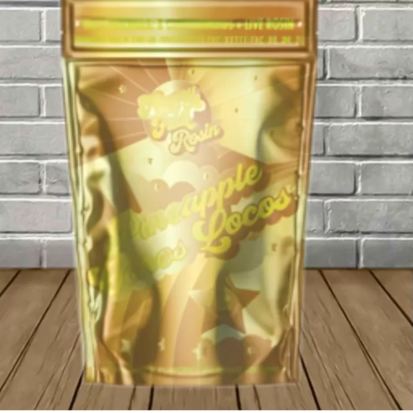 Happy Fruit Pineapple Ochos Locos Blend Gummies 2000mg Best Price