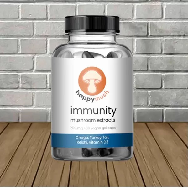 Happy Mush Mushroom Extract Immunity Gel Caps Best Price