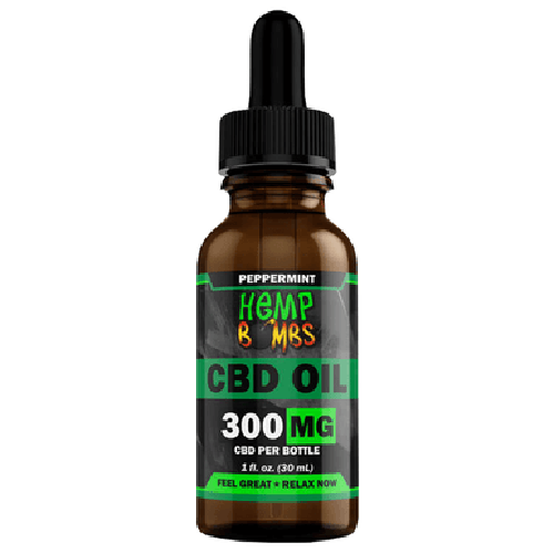 Hemp Bombs - CBD Tincture - Broad Spectrum Peppermint Oil - 300mg-5000mg Best Price