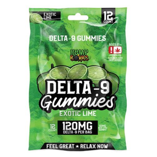 Hemp Bombs Exotic Lime Delta 9 Gummies Best Price