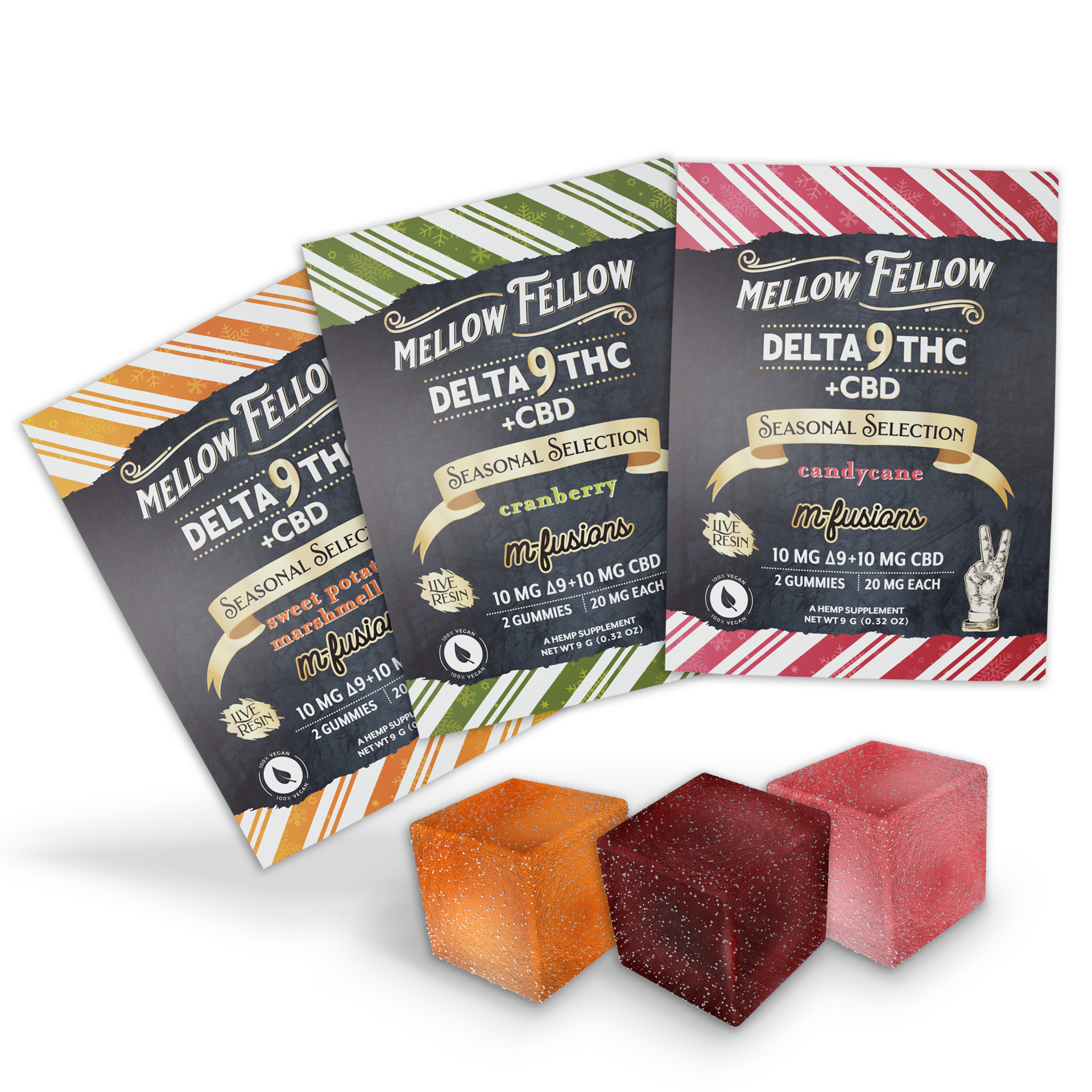 Live Resin Delta 9 Edibles - Seasonal Selections - Sampler Best Price