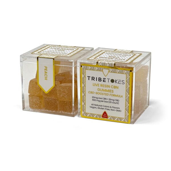 TribeTokes 3-Pack Live Resin CBN Gummies | 600mg | CBD-Boosted (Save $20) Best Price