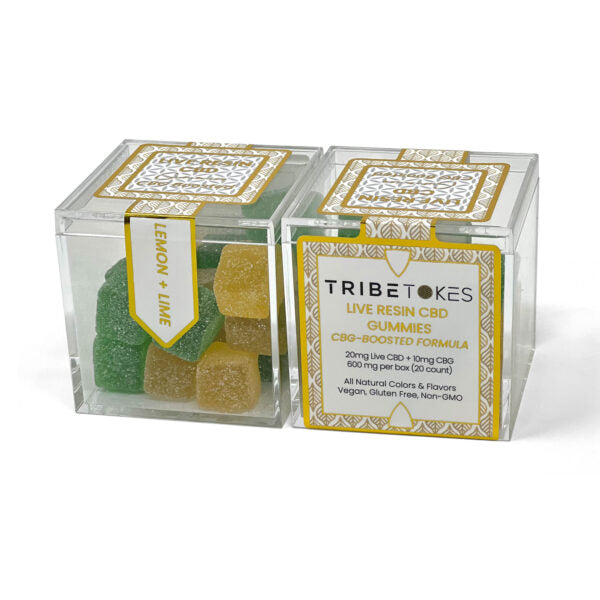 TribeTokes Live Resin CBD Gummies | 600MG | CBG-Boosted Formula Best Price