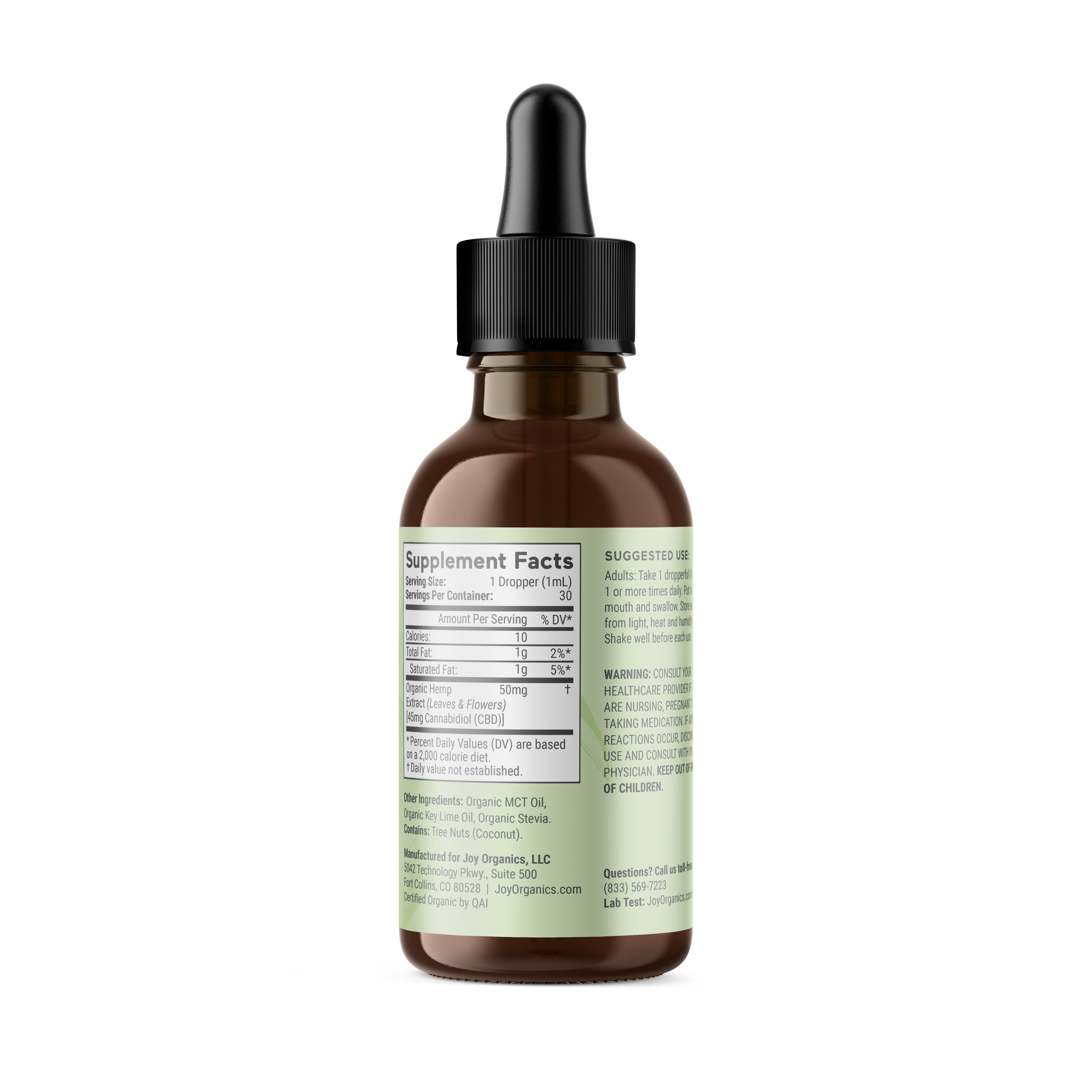 Joy Organics Full Spectrum Tincture (Fresh Lime) Best Price